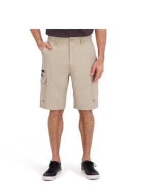 Iron Clothing Co. Men's Hybrid Cargo Shorts Khaki Multiple Sizes